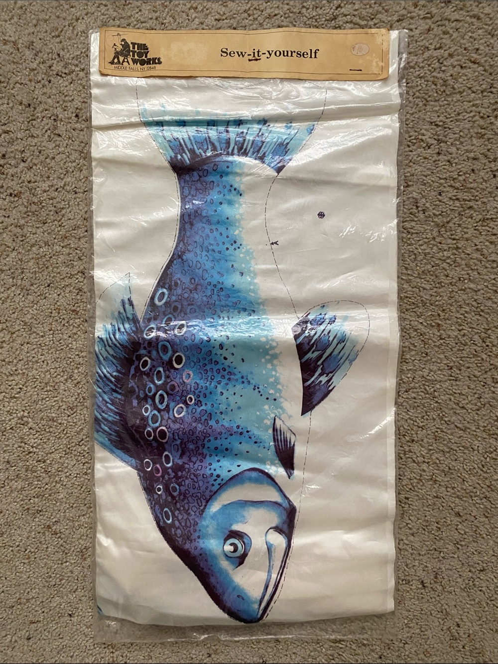 The Toy Works Pendragon Fish Kit. Unopened. 1976.